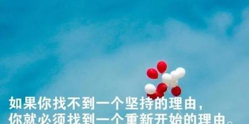 坚持与努力（尝试、奋斗，从未放弃过）