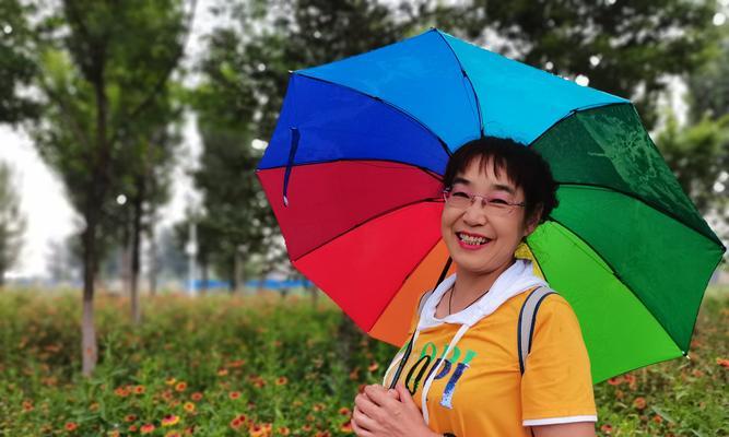 友情的雨（两位好友在雨中的相遇）