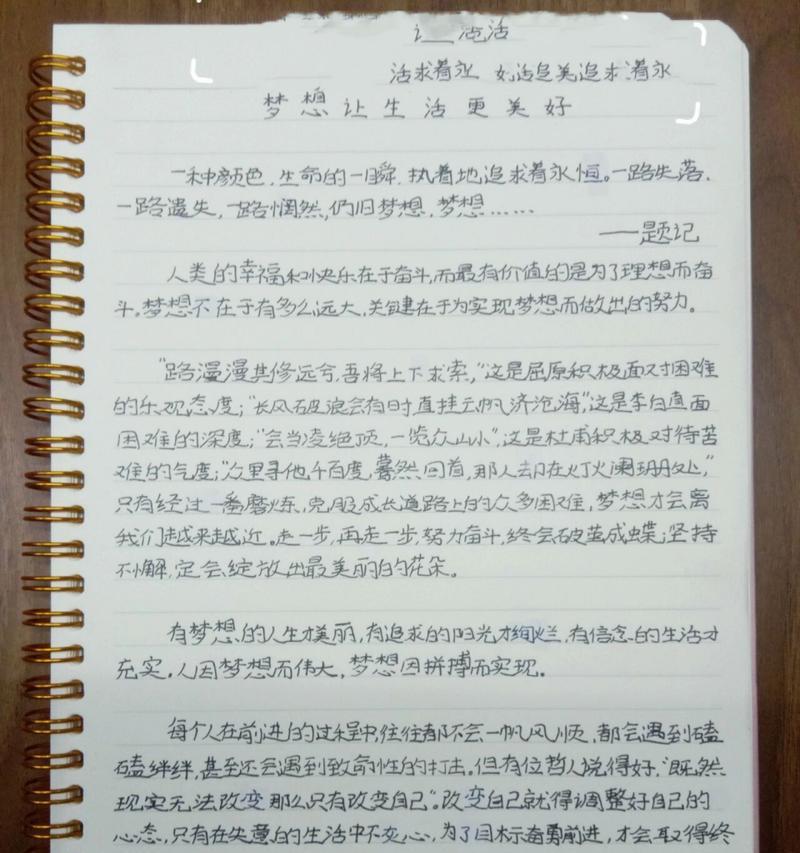 《梦想彼岸》（用梦想点亮生活）