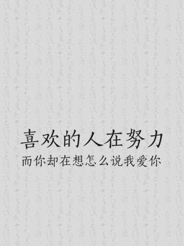 我在努力（奋斗的青春，努力的人生）