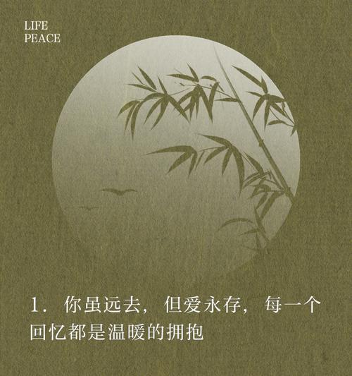 再见，我的亲人（怀念亲人，留住心中的温暖）