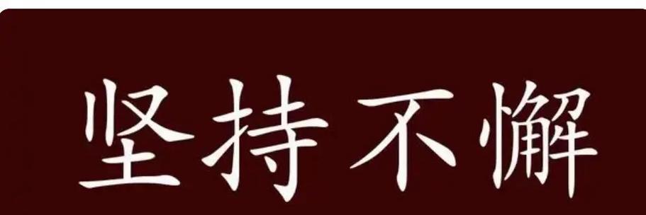 坚持不懈的奋斗（从破釜沉舟到成功）
